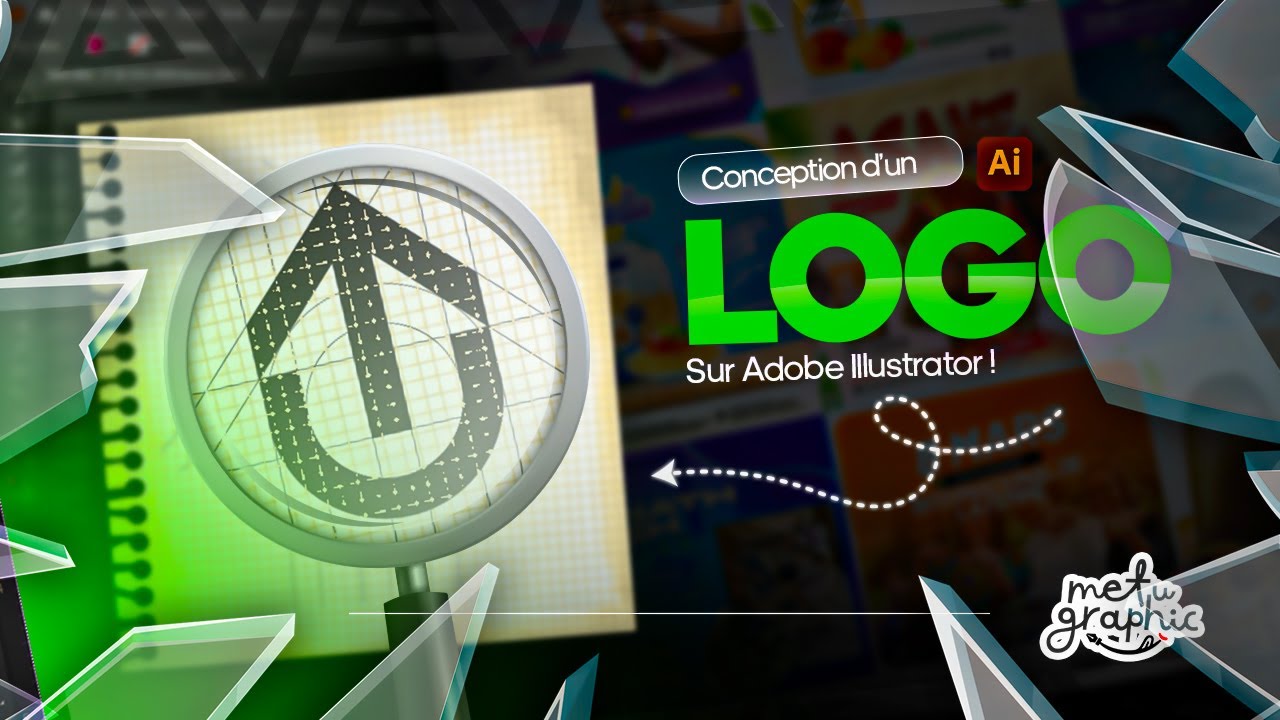 Conception d'un logo sur Adobe Illustrator [Tuto complet]