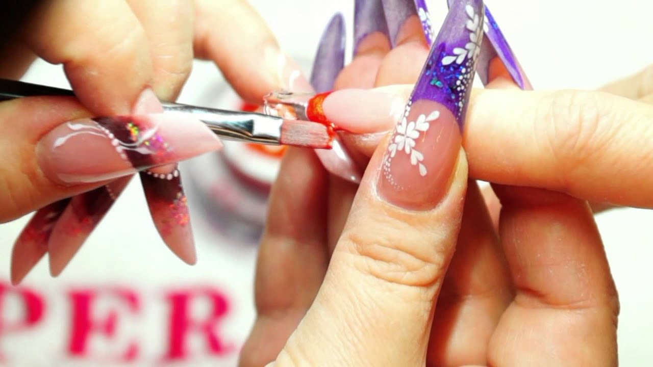 Zselés műköröm MICA pehellyel - step by step