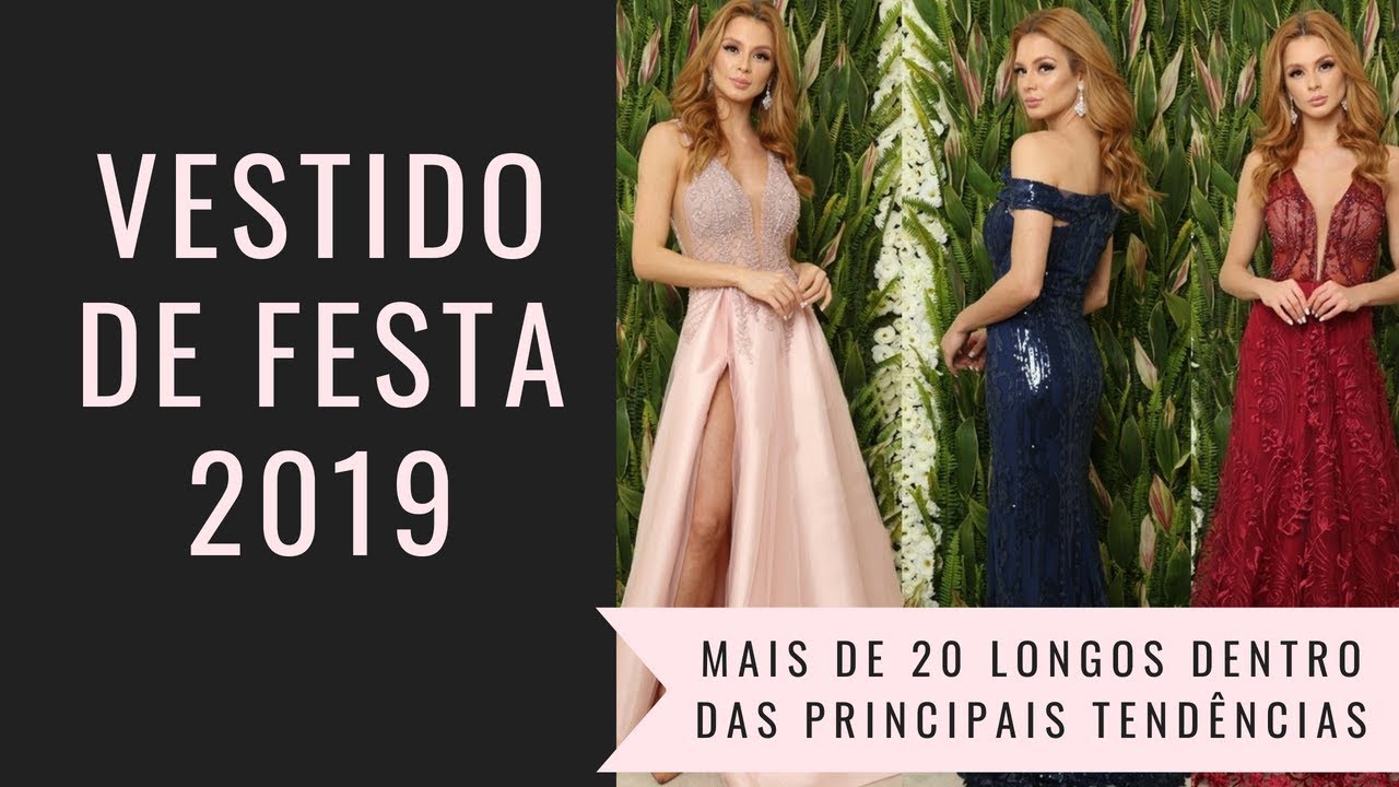 Vestido de festa 2019