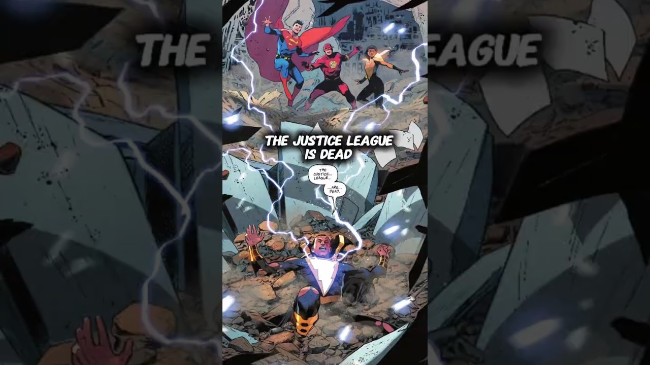 The Justice League is dead... #justiceleague #superman #batman #darkseid #blackadam #comicexplained