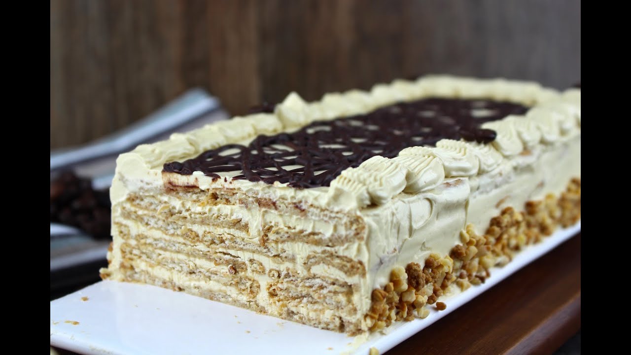 Tarta de galletas y moka 🎂☕️ sin lactosa y sin horno