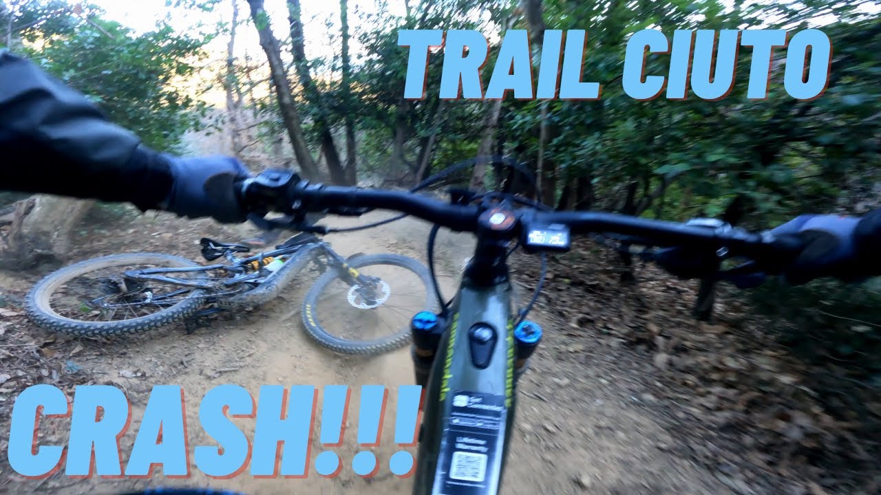 MTB Savona - Trail Ciuto ( bike crash)
