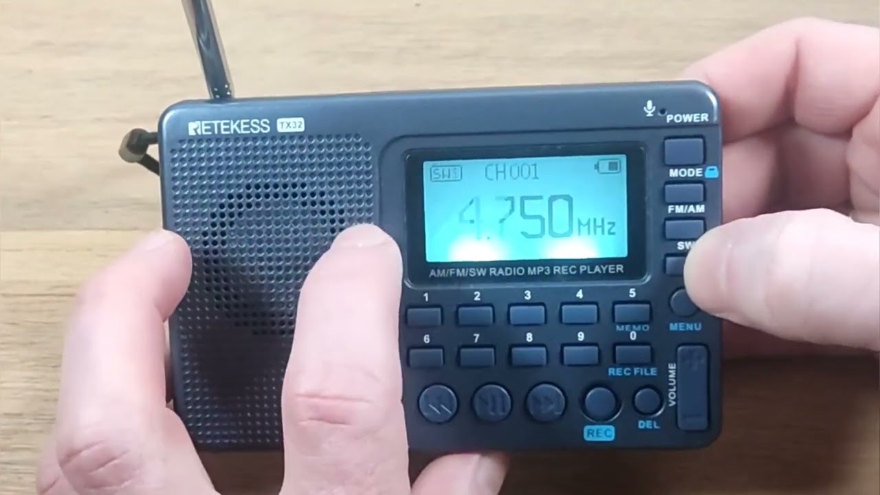 Retekess v115 (TX32) - джобен радиоприемник