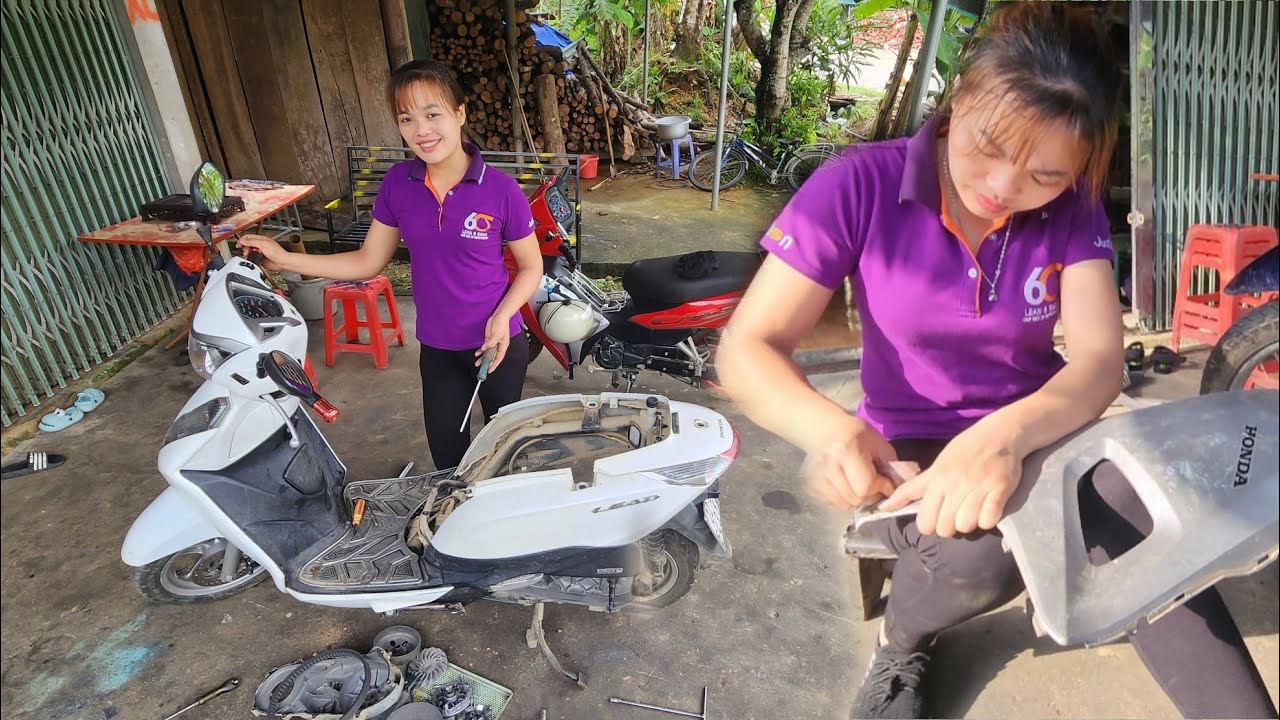 Strange sounds appear on Lead scooters, repair and fix many motorbikes on the same day