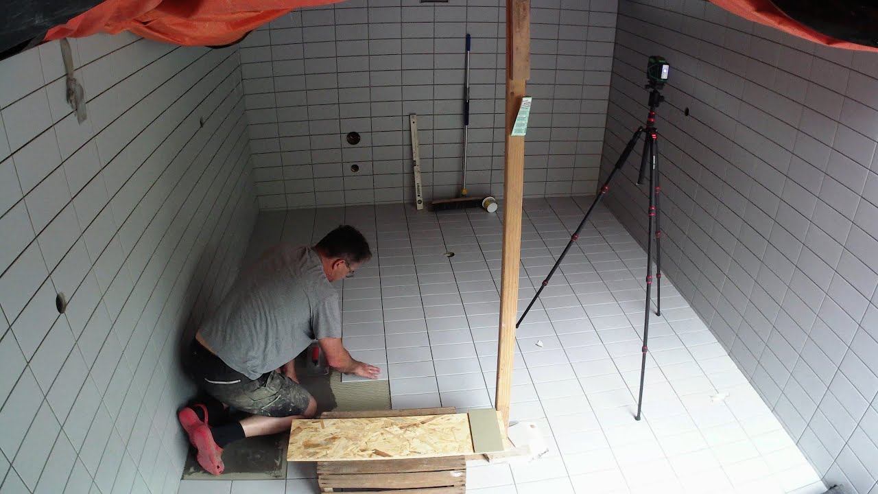 Pool selber bauen DIY Betonpool Teil 8 (Fliesen im Buttering Floating Verfahren)