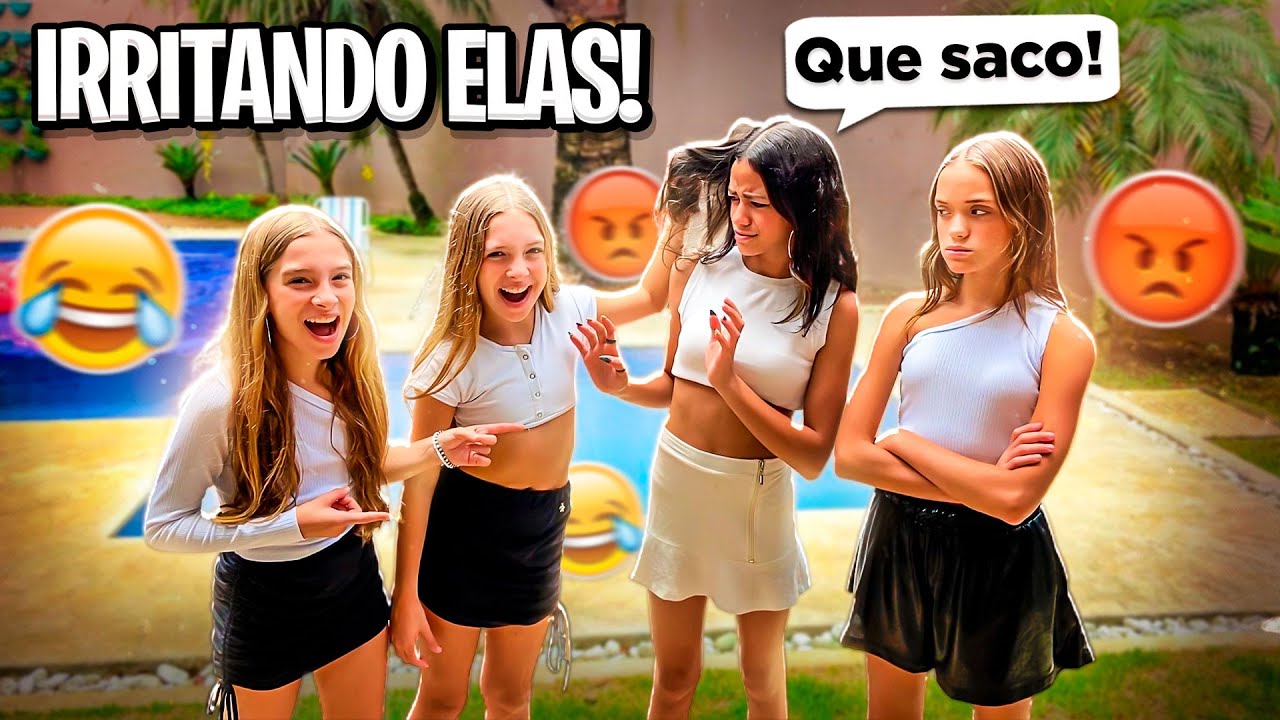IRRITAMOS A MILLENA E MANU MAIA POR 24HORAS *deu ruim*