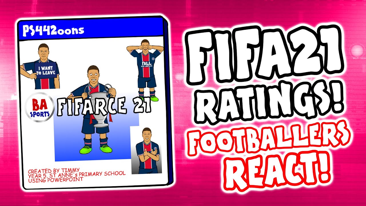 🎮Рейтинги FIFA 21 &mdash; реакция футболистов!🎮 (демонстрация трейлера с участием Месси, Роналду, Нейма...