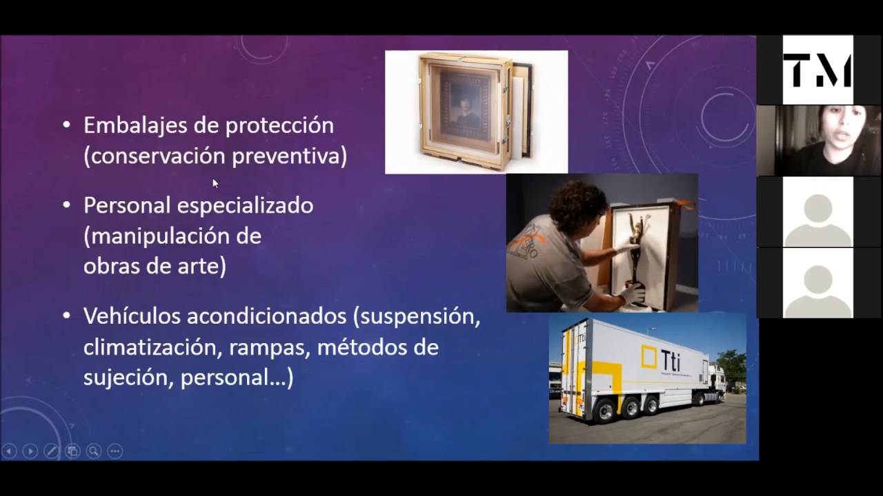 WEBINAR: Introducción al transporte y embalaje de obras de arte. Con Carolina Bustamante
