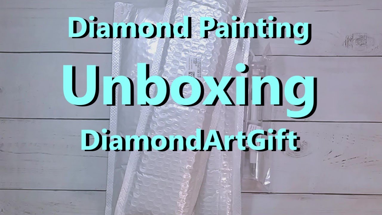 Распаковка алмазной картины - DiamondArtGift