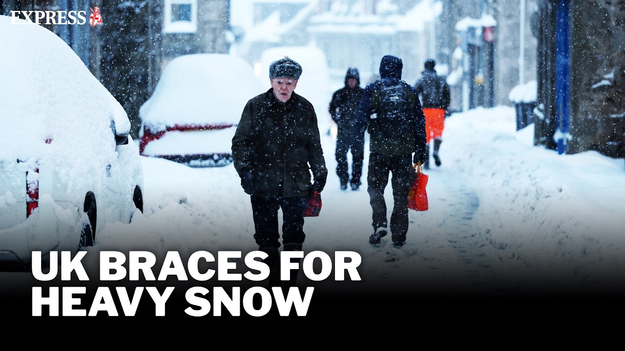 Britain BRACES for further heavy snowfall as temperatures plunge below freezing