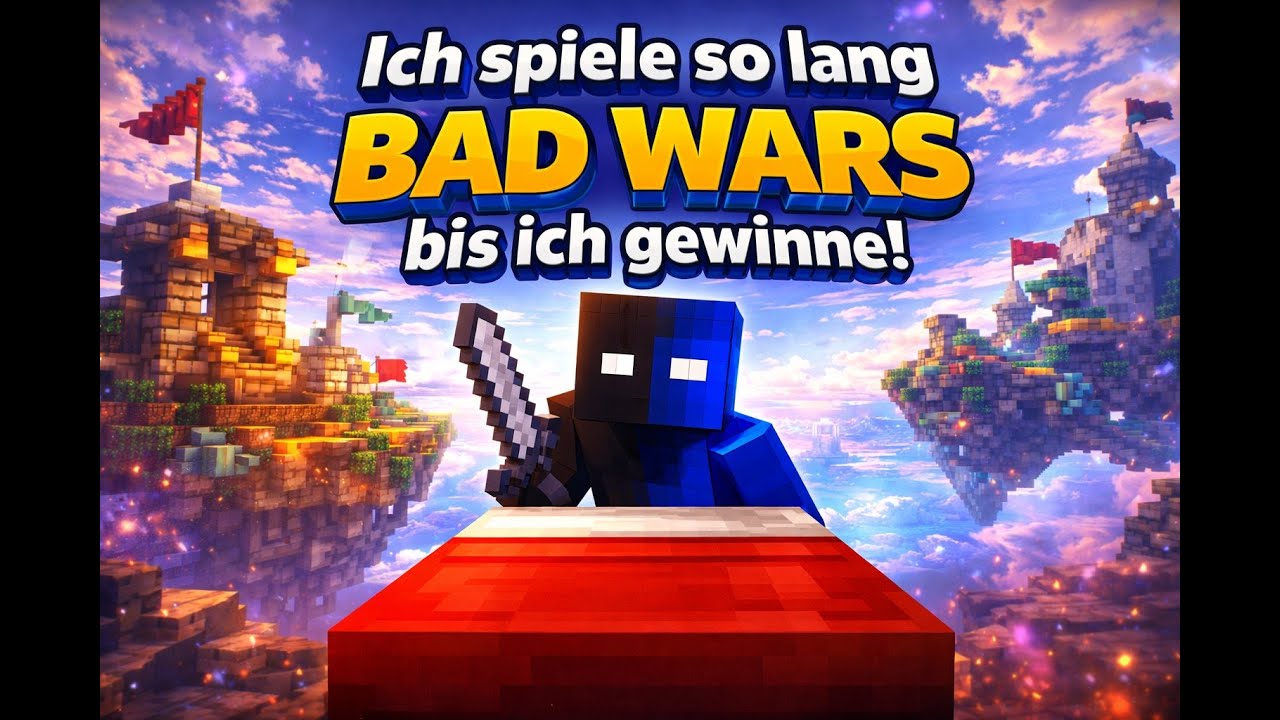 Ich spiele so lange bedwars bis ich gewinne!!!