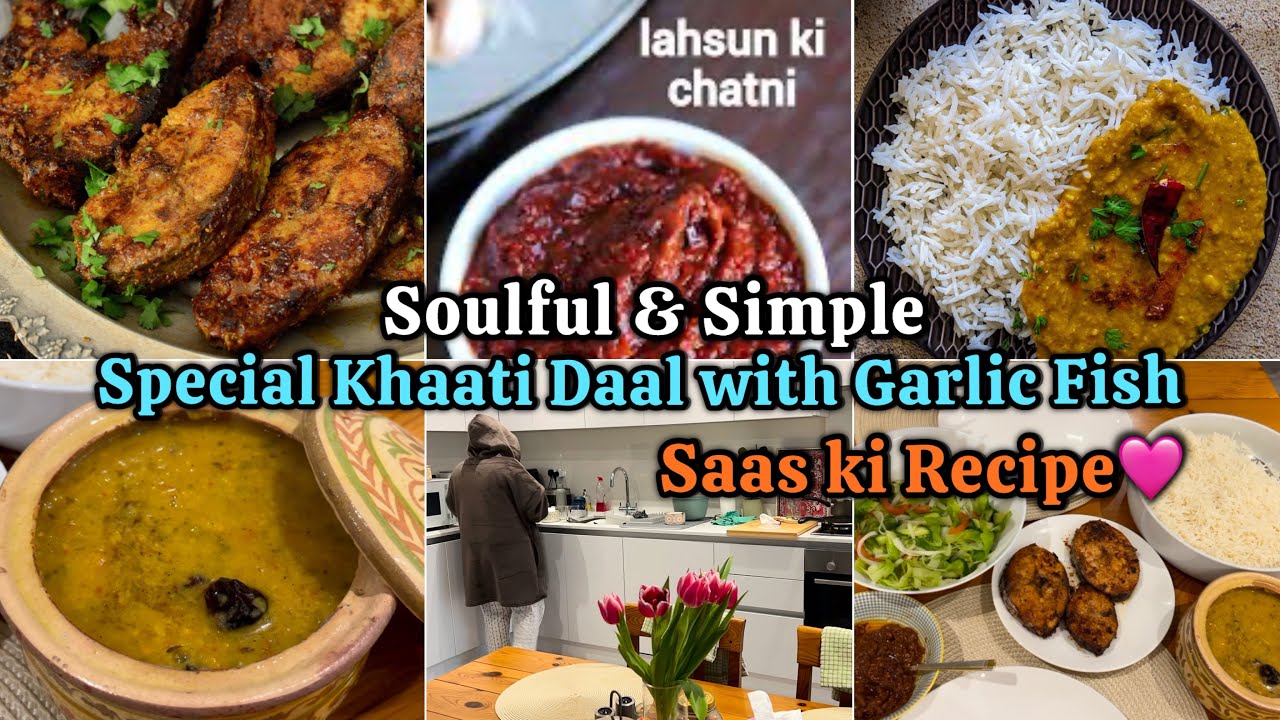Cooking Vlog | Mother in Law’s Special Fish Fry | Daal Chawal 🍛👩🏻‍🍳