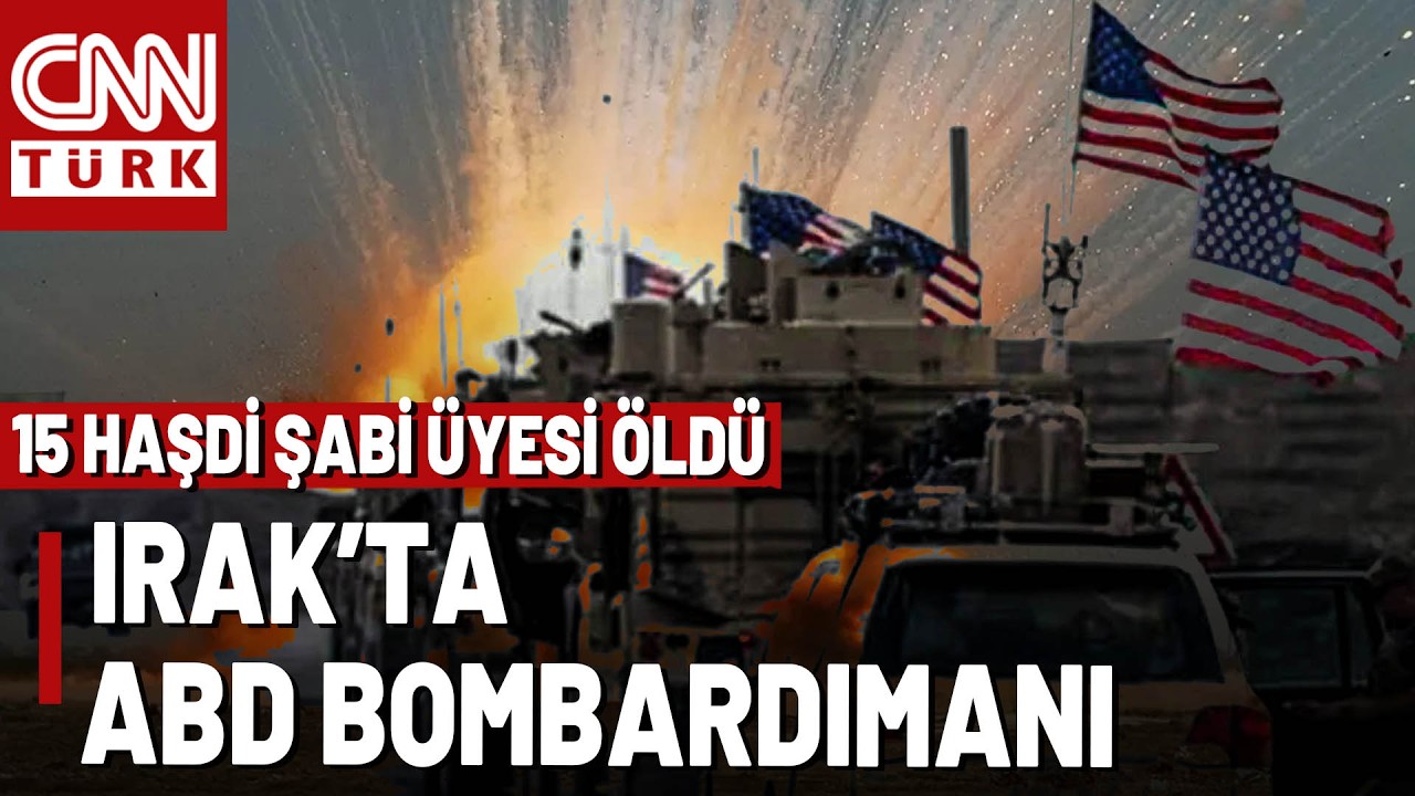 SON DAKİKA🚨ABD'den Irak'ta Hava Saldırısı: Anbar B&ouml;lgesi Hedef Alındı 15 Haşdi Şabi Mensubu &Ouml;ld&uuml;