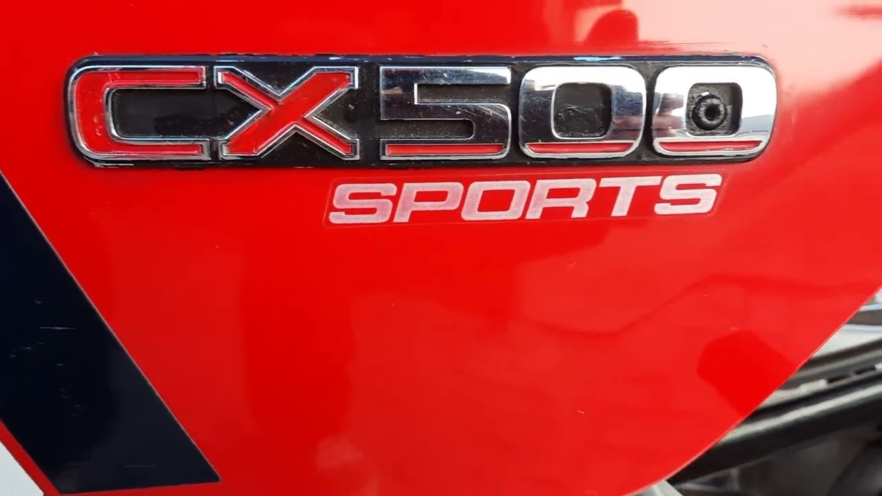 Honda 1982 CX500 Euro, Eurosport, PC06 walkaround after restoration