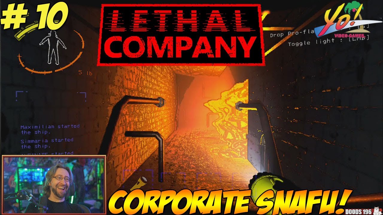 Lethal Company! DAY TWO FINALE! Corporate SNAFU! - YoVideogames