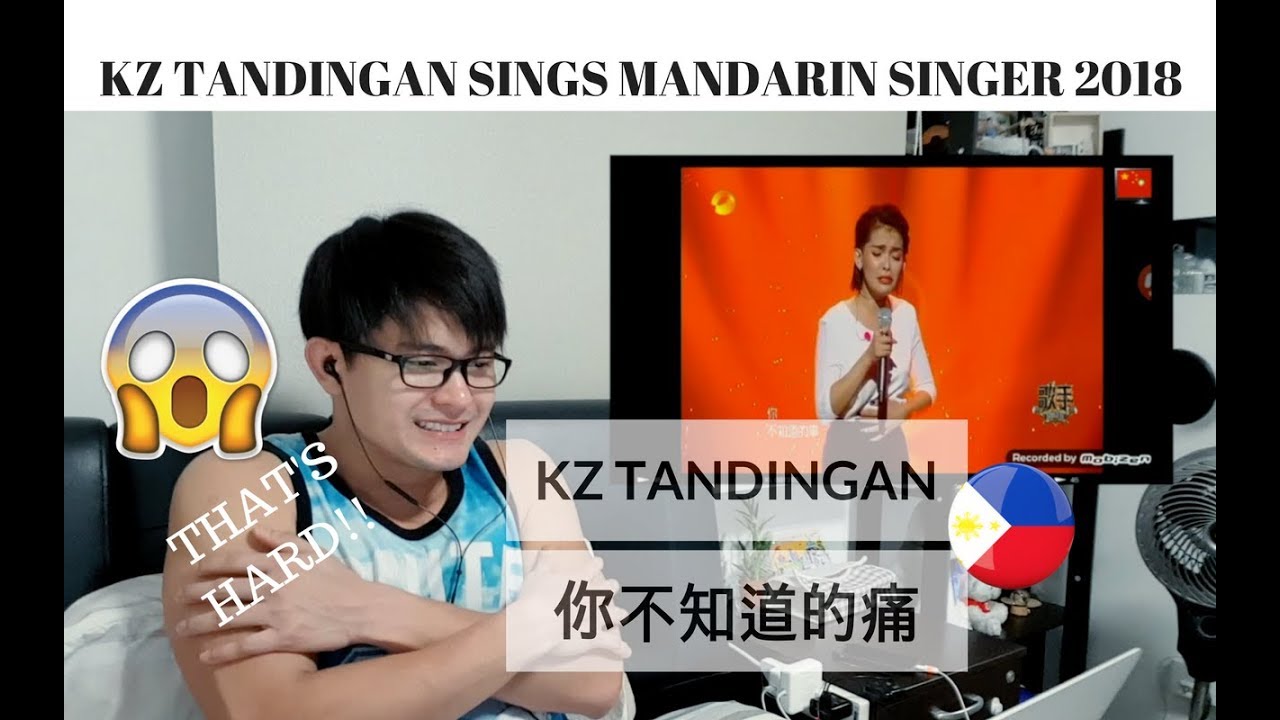 [REACTION] She RANKED 6th | KZ TANDINGAN sings MANDARIN SONG 你不知道的痛 | SINGER 2018 | #JANGReacts