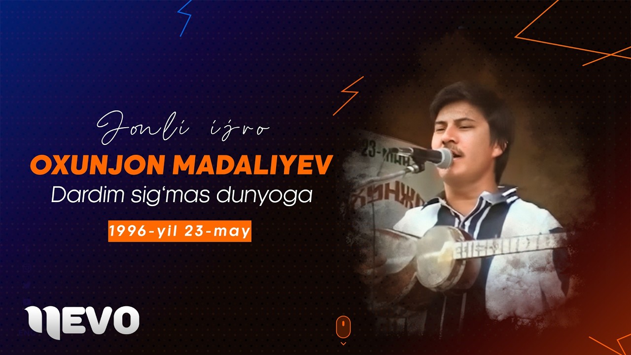 Ohunjon Madaliyev - Dardim sig'mas dunyoga 1996-yil