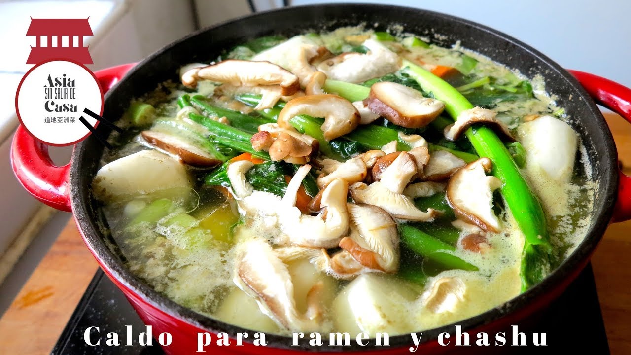 Caldo de Pollo para Ramen + Chashu de Pollo / Chicken Broth for Homemade Ramen + Chicken Chashu