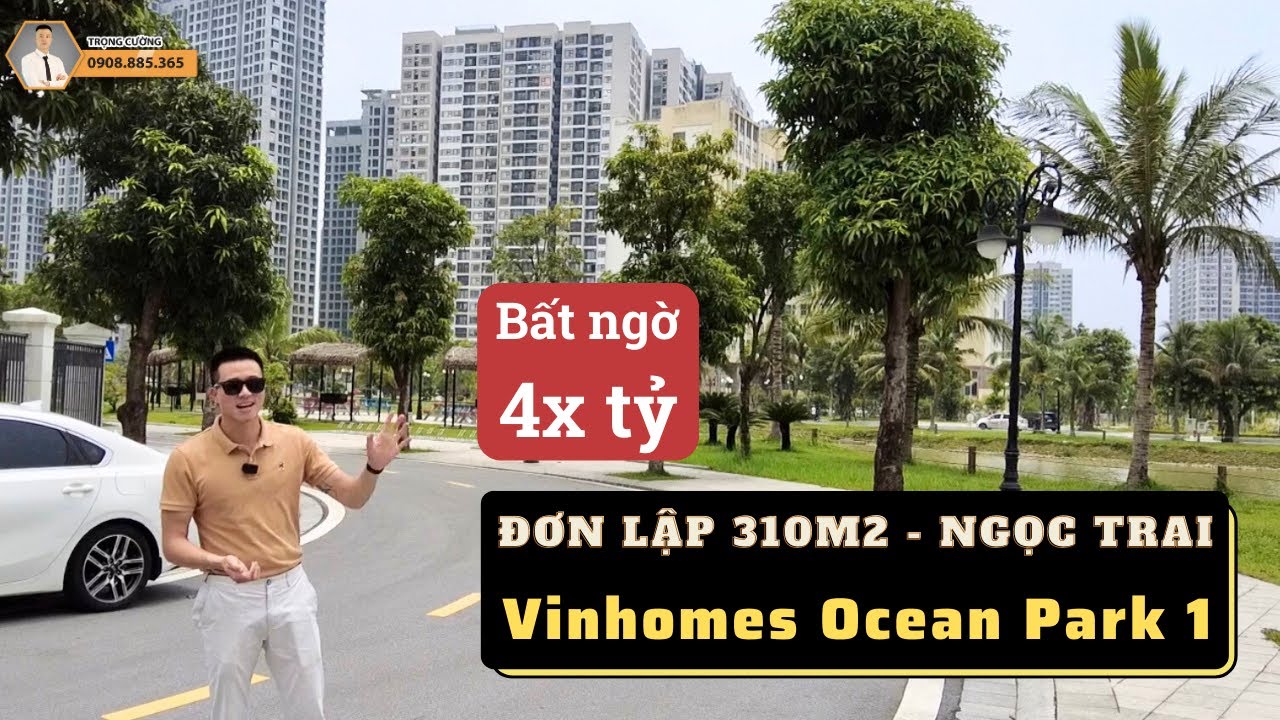 Vinhomes Ocean Park 1 - Biệt thự đơn lập giá thấp nhất khu Ngọc Trai