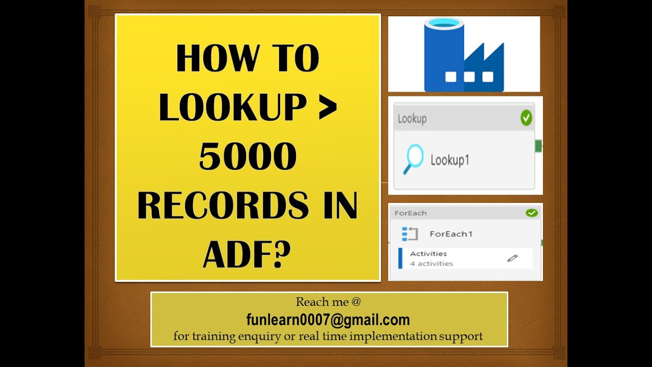 № 102. Azure Data Factory — обработка поиска по более чем 5000 записей с помощью цикла