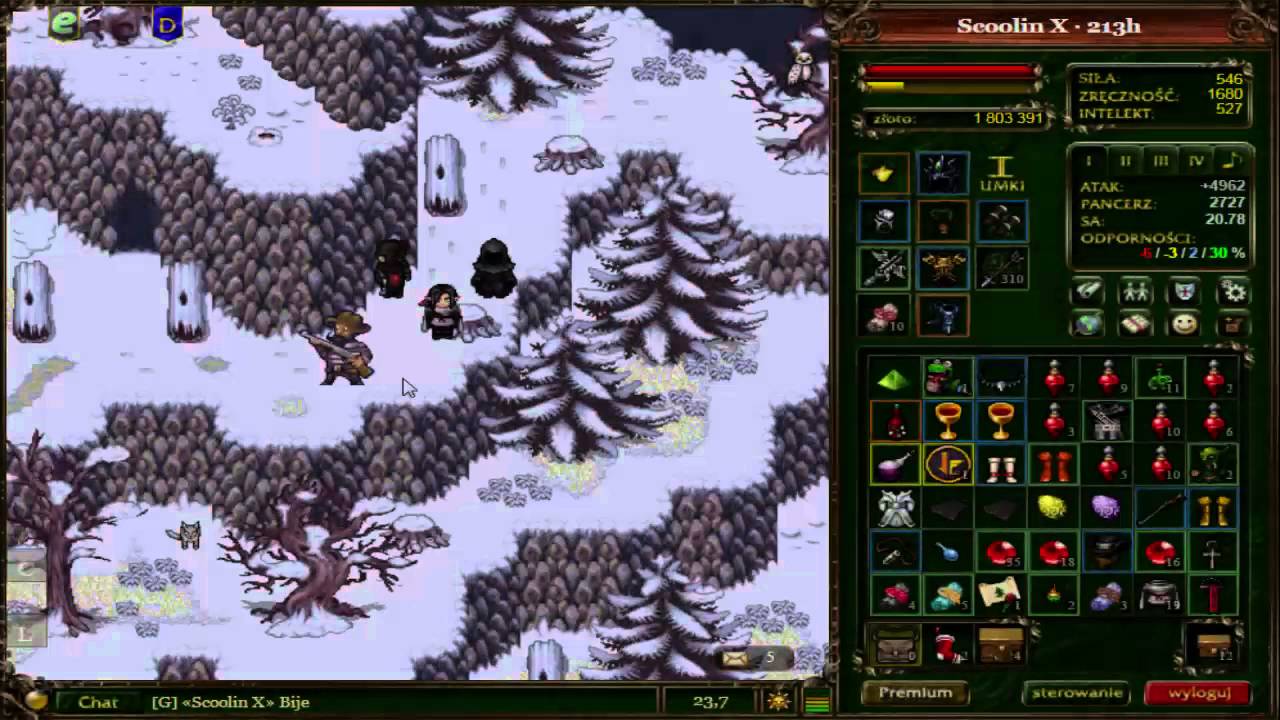 [Berufs] Wbijanie 152-175, ponad 10 legend, mix heros&oacute;w. HD [Margonem]