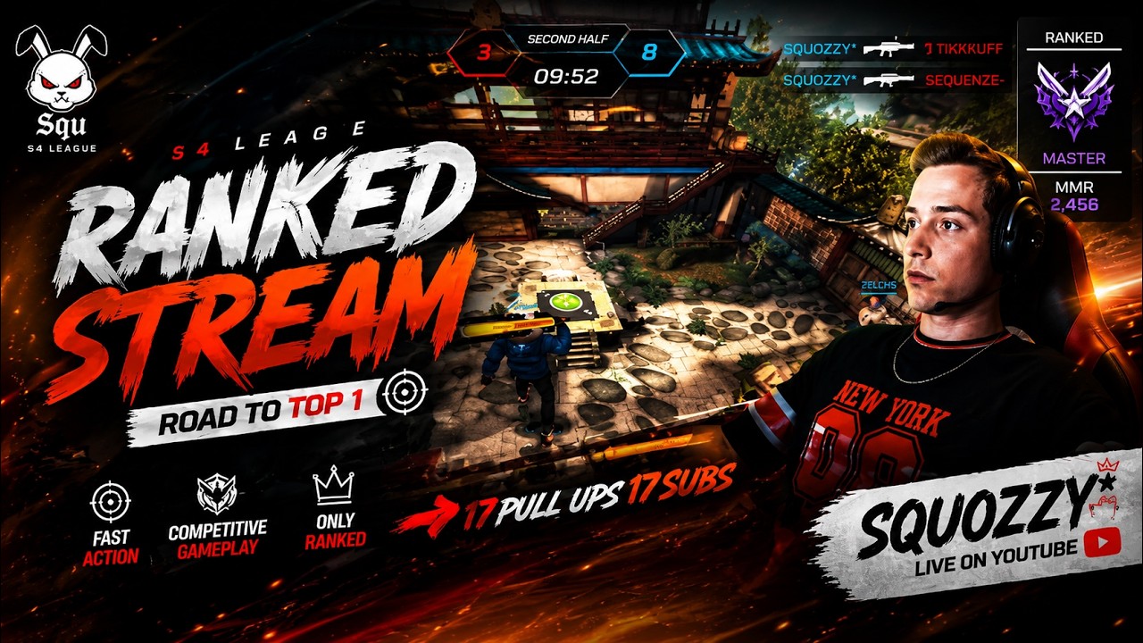 S4 League - Stream History #1 | 17 Pull ups 17 Subs 💪🏻