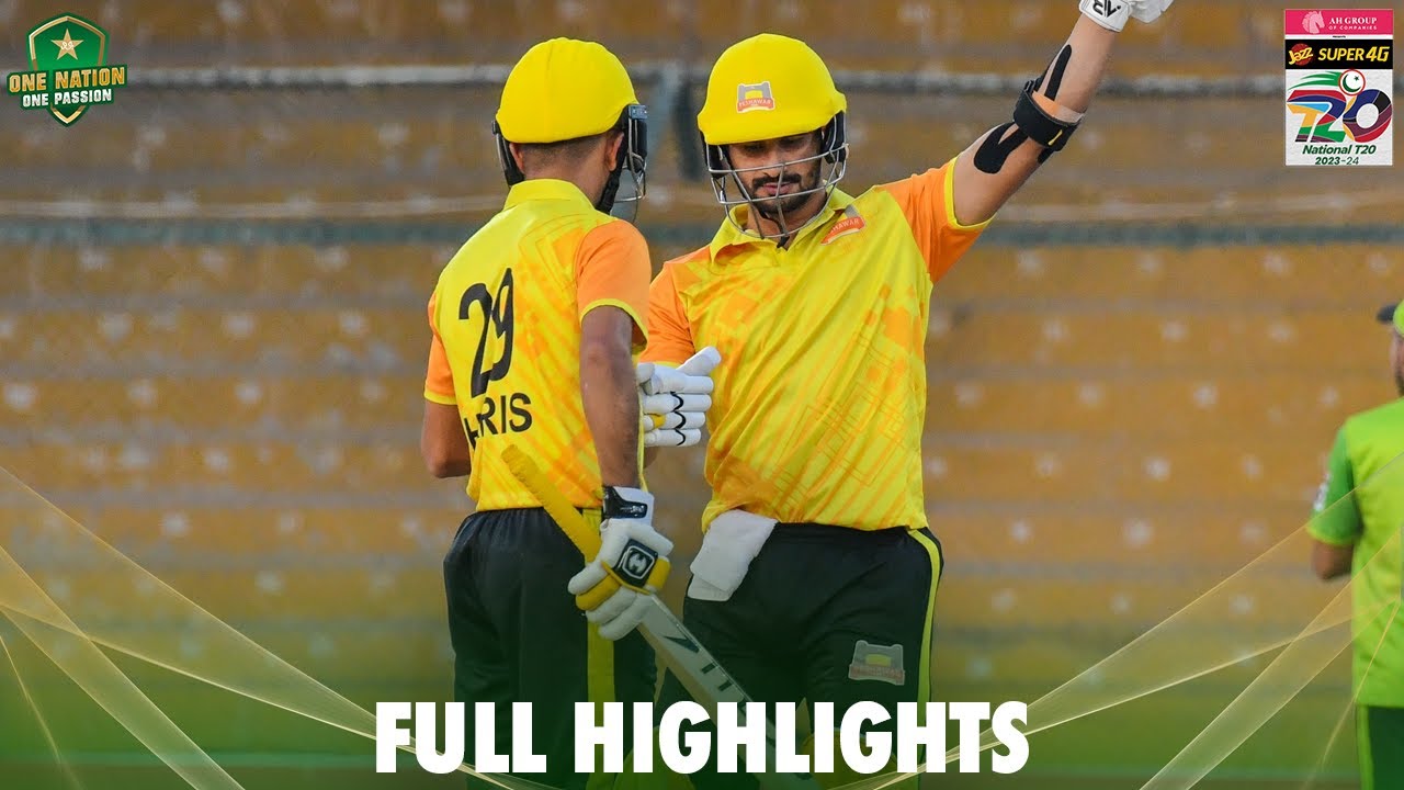 Full Highlights | Peshawar vs Lahore Whites | Match 35 | National T20 2023-24 | PCB | M1W1L