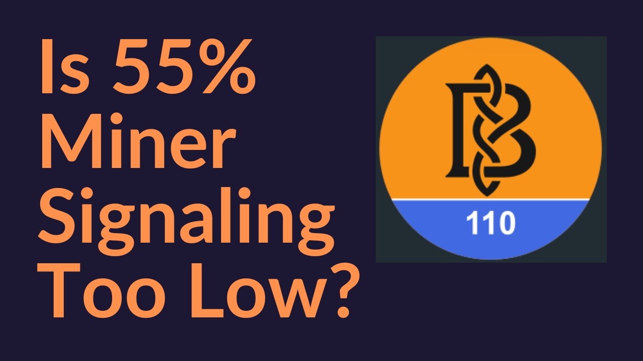 Is 55% Miner Activation Too Low For BIP-110?