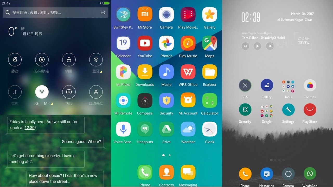 Best Top 10 MiUi 8 themes 2017. (March) fully featured themes.