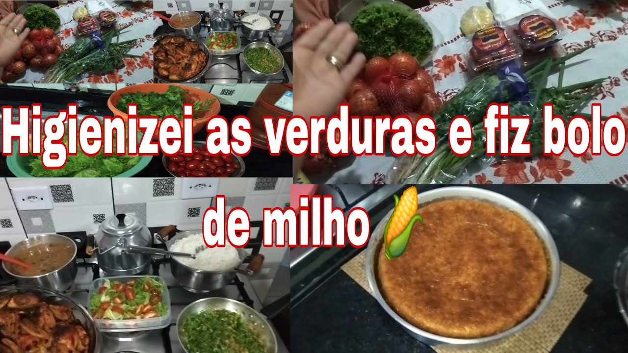  Bolo de  milho mais jantar delicioso 😋 😋 