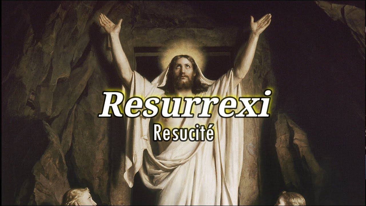 Resurrexi - Canto Gregoriano - Coro abadía de Ligugé - Subtitulado Latín y español