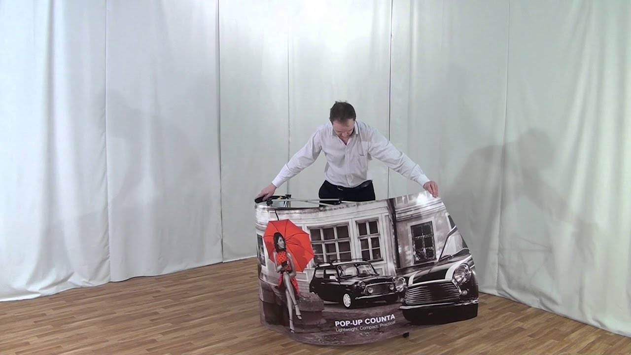 Pop up Counta - Messetheke - Aufbauvideo