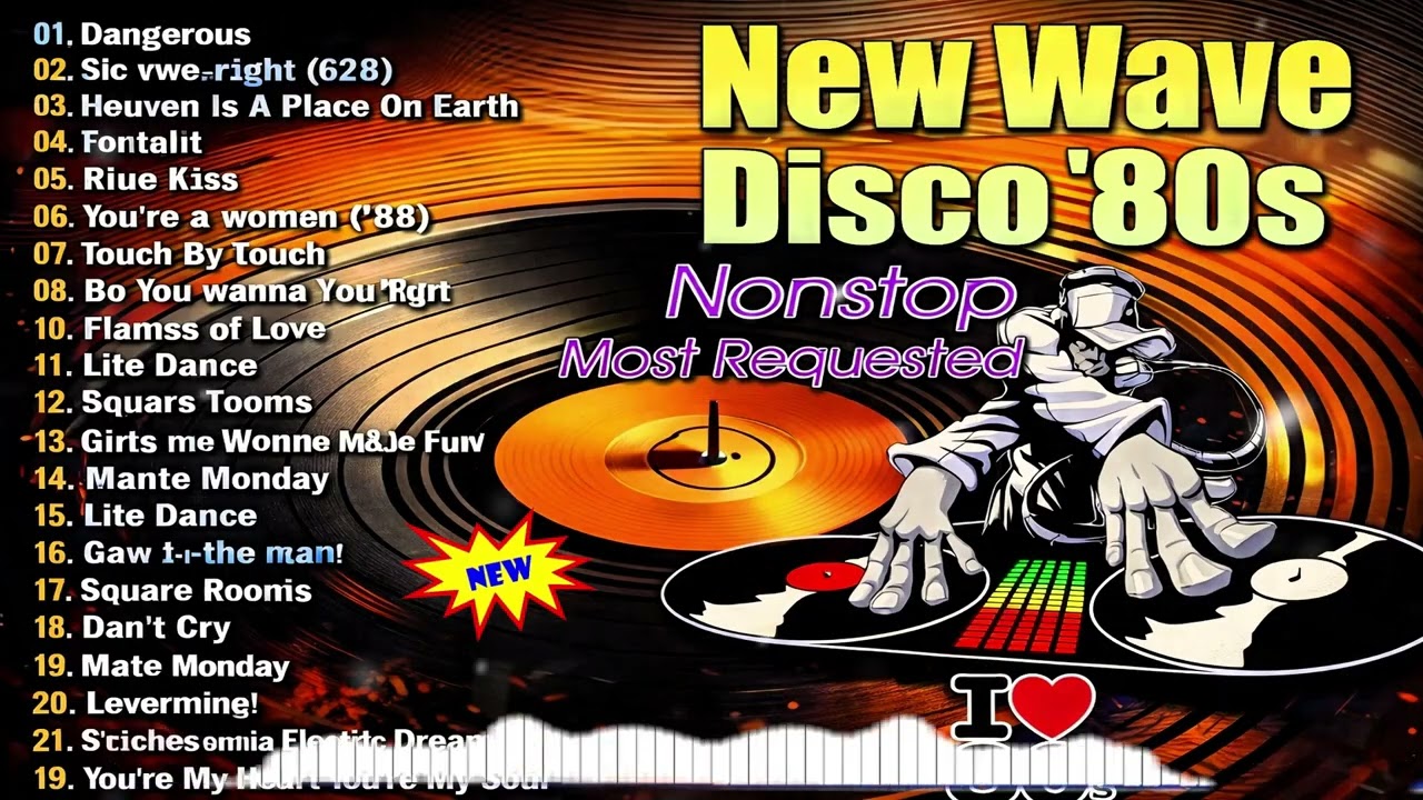 New Nonsstop Most Requested New Wave Disco 80s Nonstop Remix