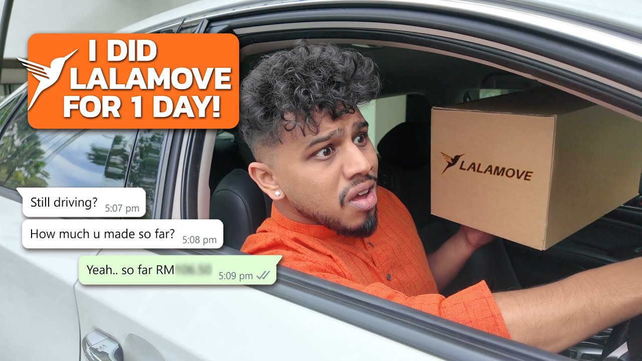 I did Lalamove for 1 Day! (I made RM..?)