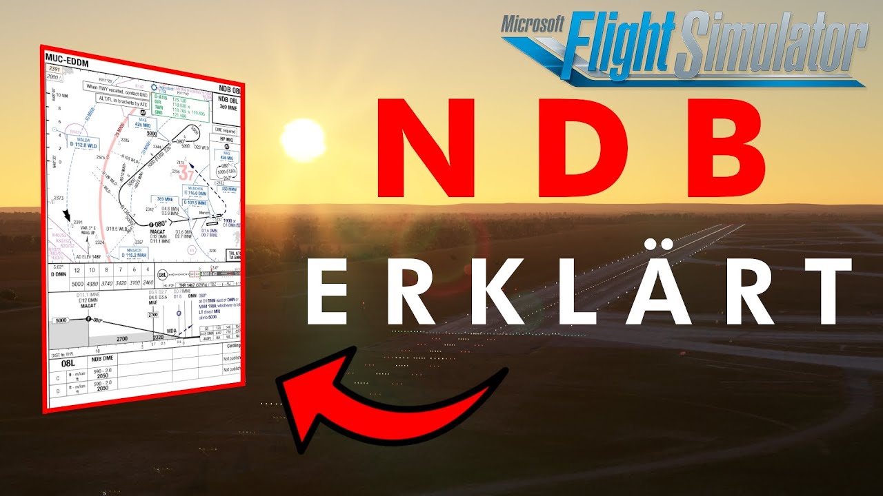 So funktioniert ein NDB-Anflug! 🛬 - für 737, A310, A320 & ATR