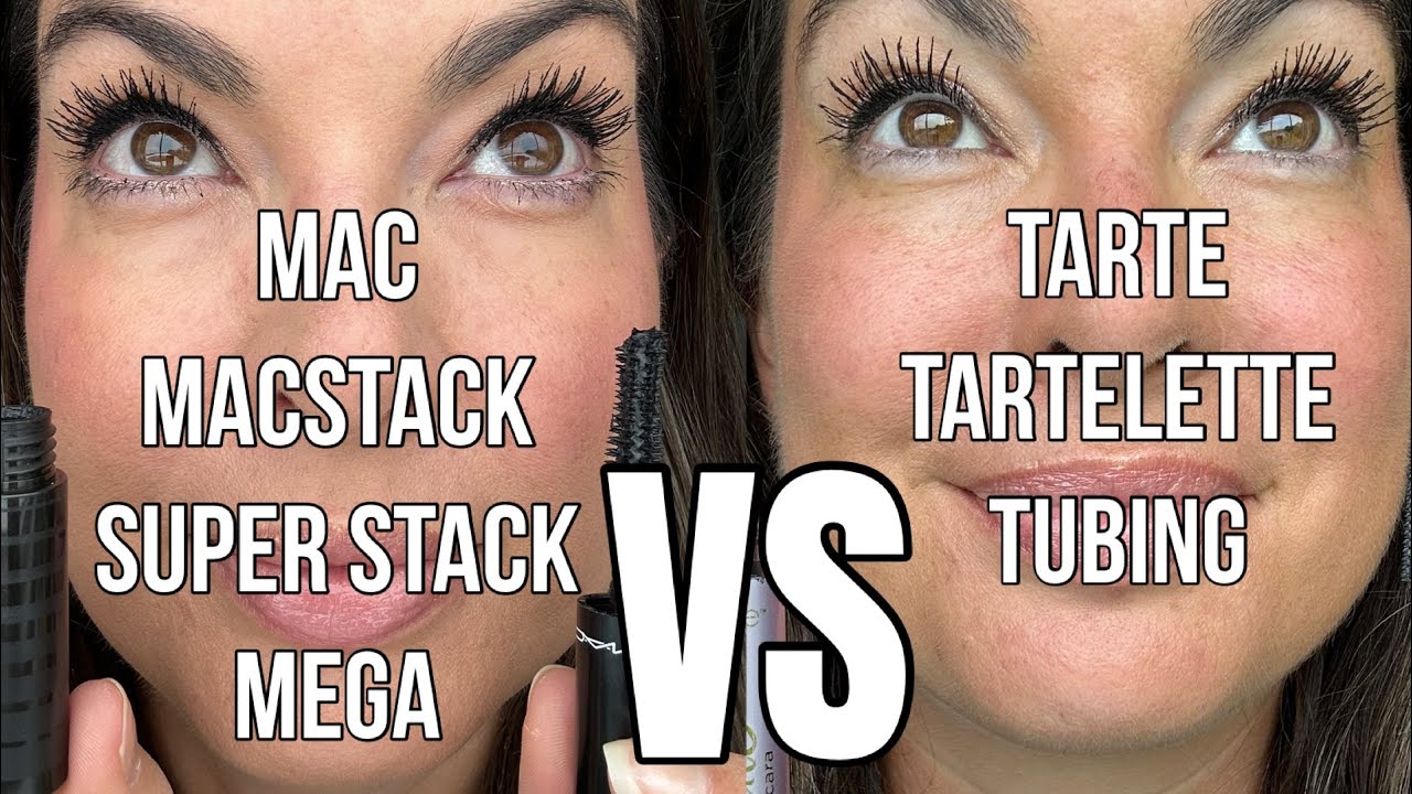 Сравнение туши MAC Macstack Superstack Mega и Tarte Tartelette Tubing Mascara | Оптимальная длина...