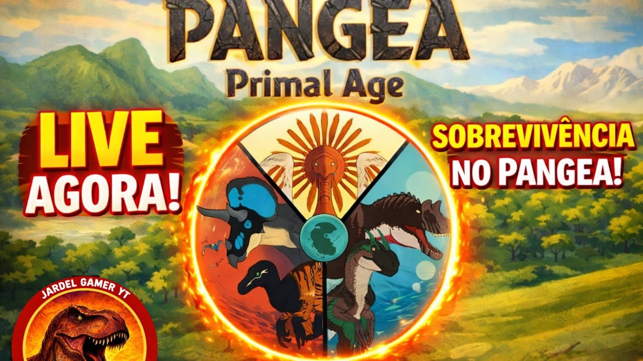 🛑 LIVE DE PANGEA PRIMAL AGE - VOLTANDO COM AS LIVES DE PANGEA 🛑 META DE LIKES 50 🛑