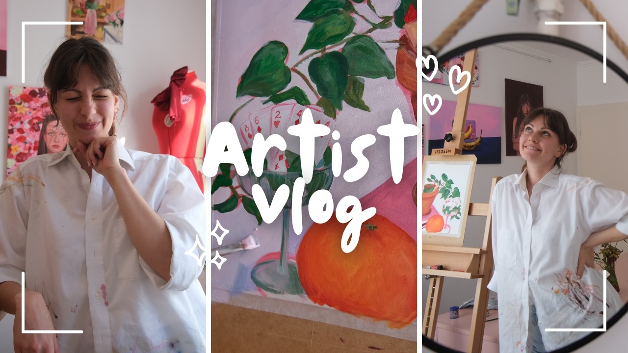 An Artist’s Life: Painting, Prepping & Creating