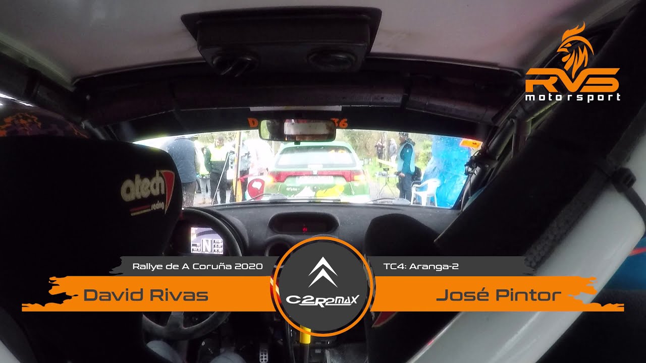 Onboard David Rivas - José Pintor | Citroën C2 R2 Max | Rallye de A Coruña 2020 | TC4 - Aranga-2