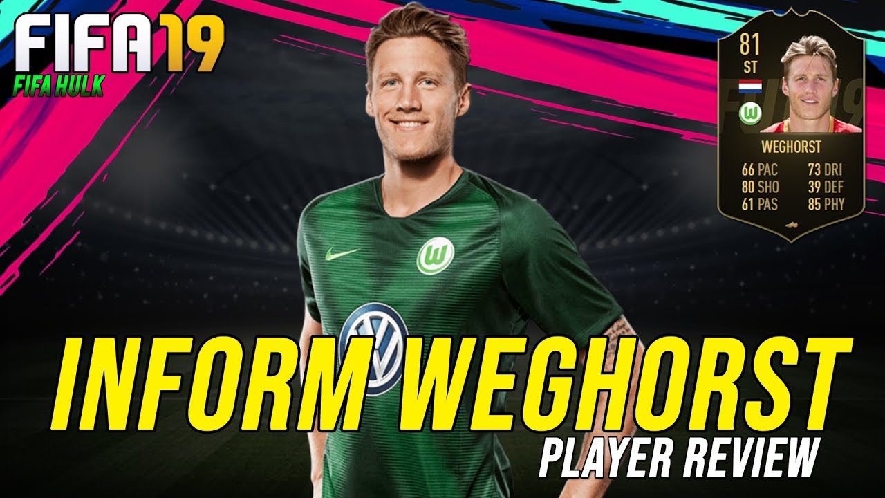 FIFA 19 IF WEGHORST REVIEW | FUT19 INFORM 81 WEGHORST REVIEW w/ DETAILED PERFORMANCE STATS