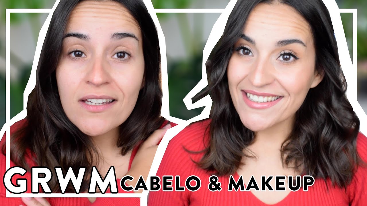 GRWM| Arranja-te comigo! Makeup & Cabelo - Ondas de preguiçosa! | 'Bora conversar