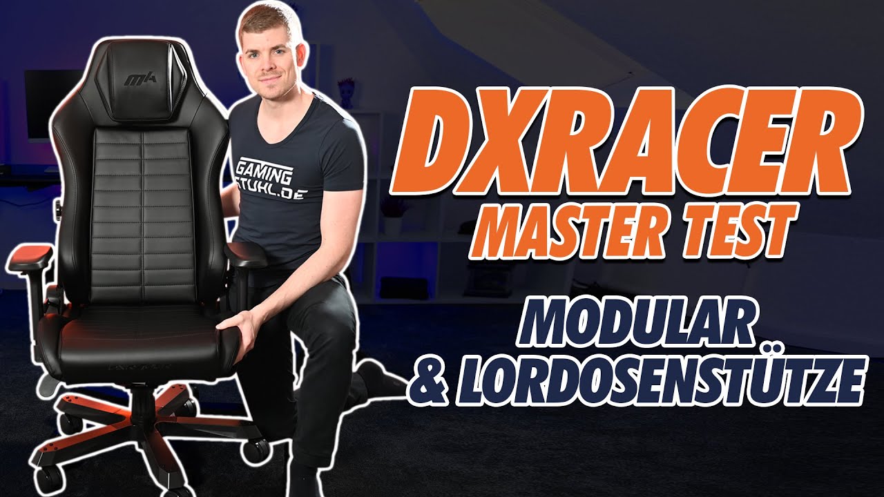 DXRacer Master Test: Mein Review zur modularen Master-Series mit Lordosenst&uuml;tze
