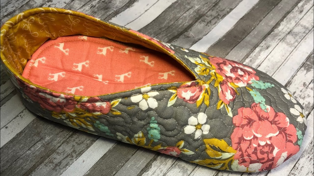Sew Your Own QUILTED Relaxed Fit Slippers!   SEW For All SLIPPERS ~ 🐝 Sew-A-LONG - Sewing Tutorial