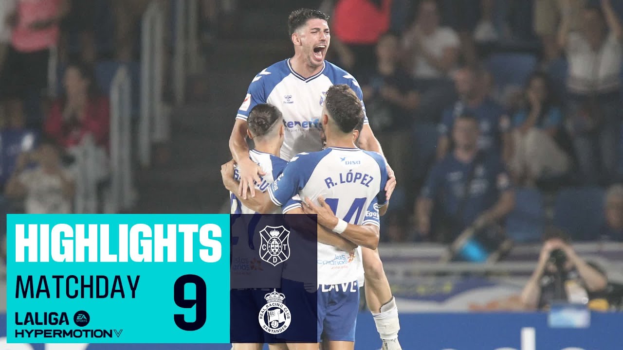 Resumen de CD Tenerife vs Real Racing Club (2-0)