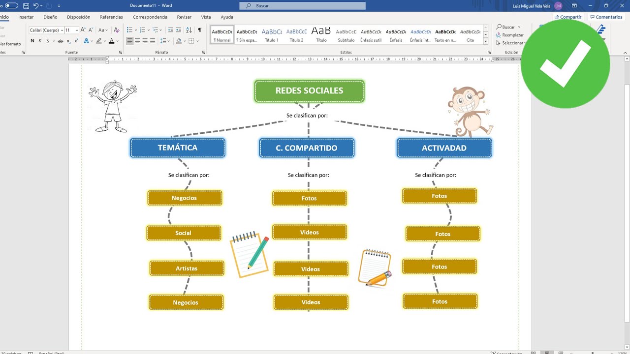 Como crear un mapa conceptual en WORD