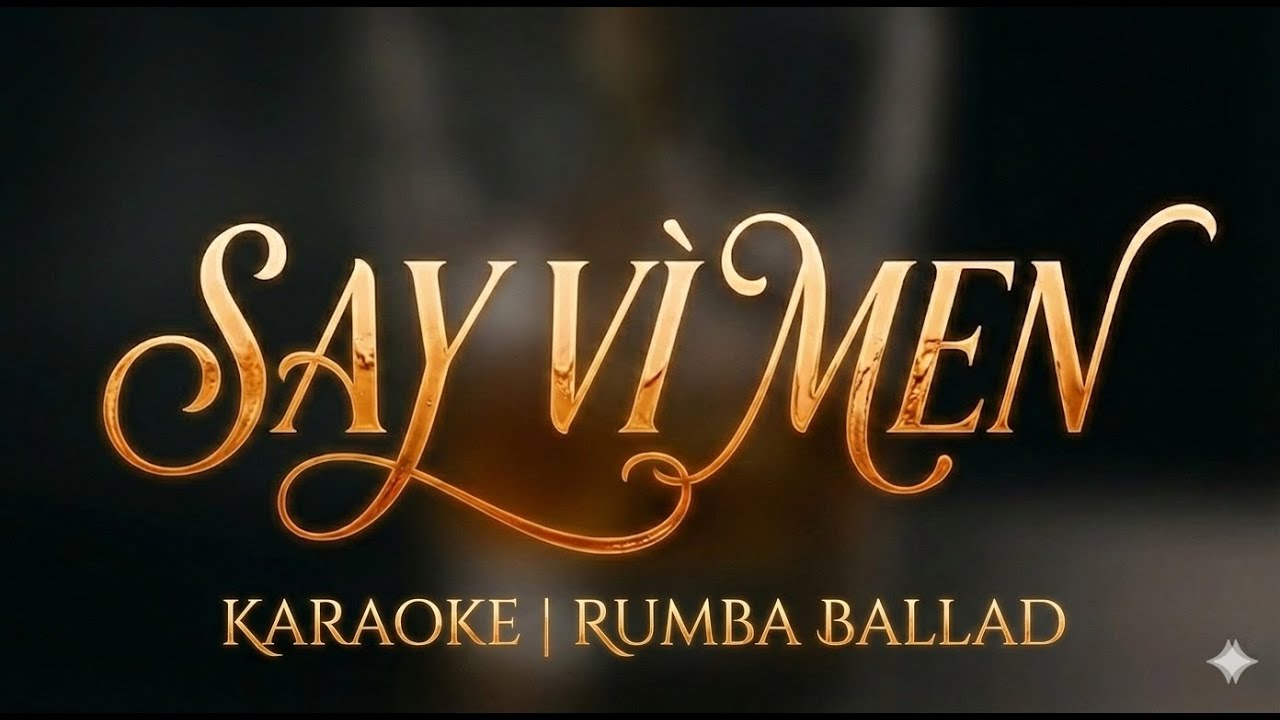 SAY VÌ MEN | Karaoke Rumba Ballad | Không Phải Vì Em  #SayViMen#Karaoke