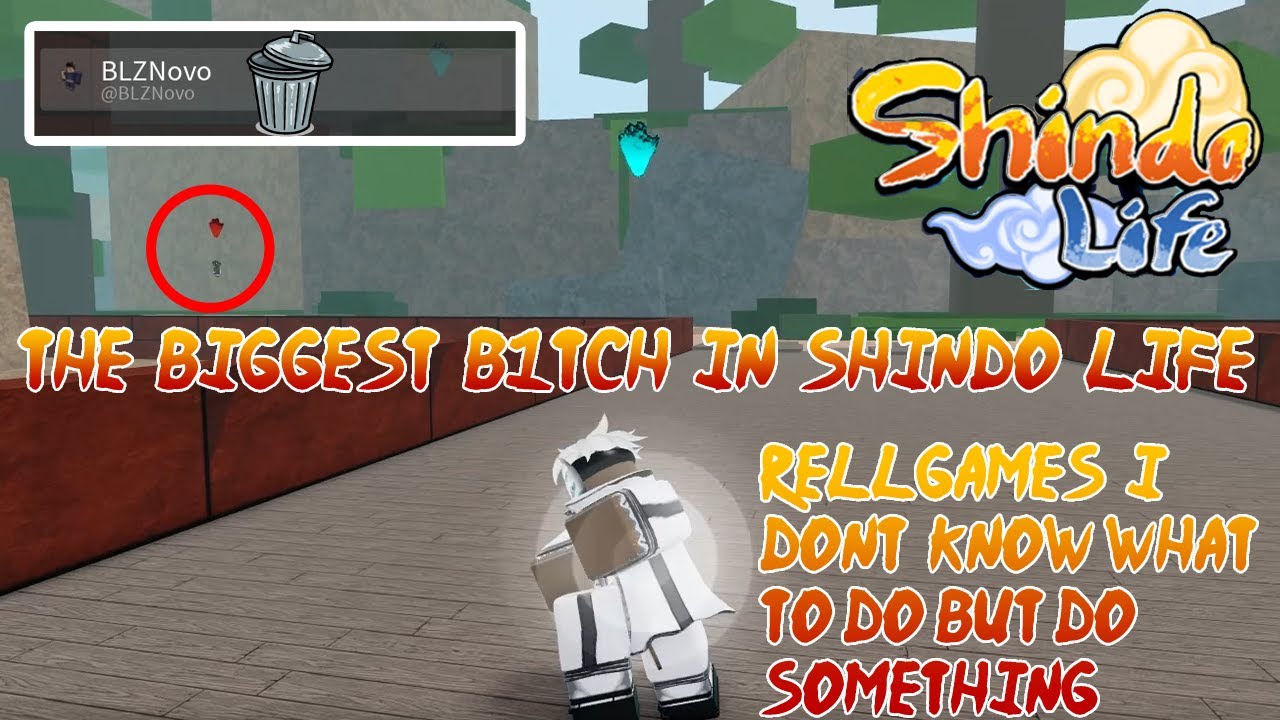 Shindo Life: THE BIGGEST B#TCH IN SHINDO ALL HE DOES IS RUN | @RellGames WATCH THIS!! #Rage