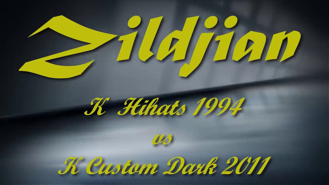 Hihats Zildjian K vs K Custom Dark