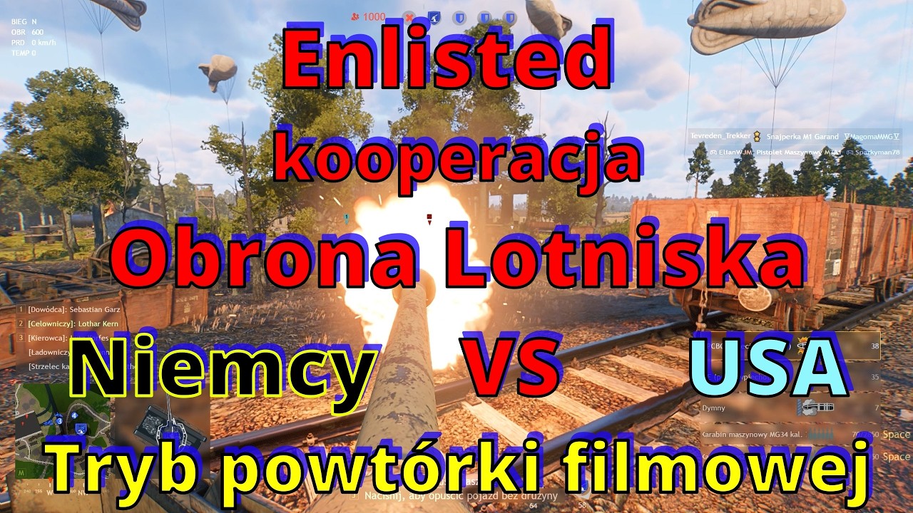 Enlisted Obrona Lotniska w kooperacji Niemcy VS USA #enlisted #enlistedgameplay #enlistedgame #games