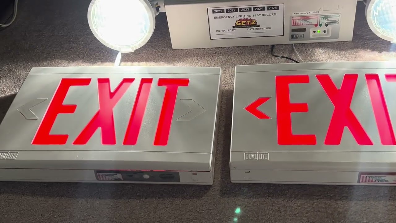 Testing all my Dual-Lite Liteforms series collection with self-test/Spectron